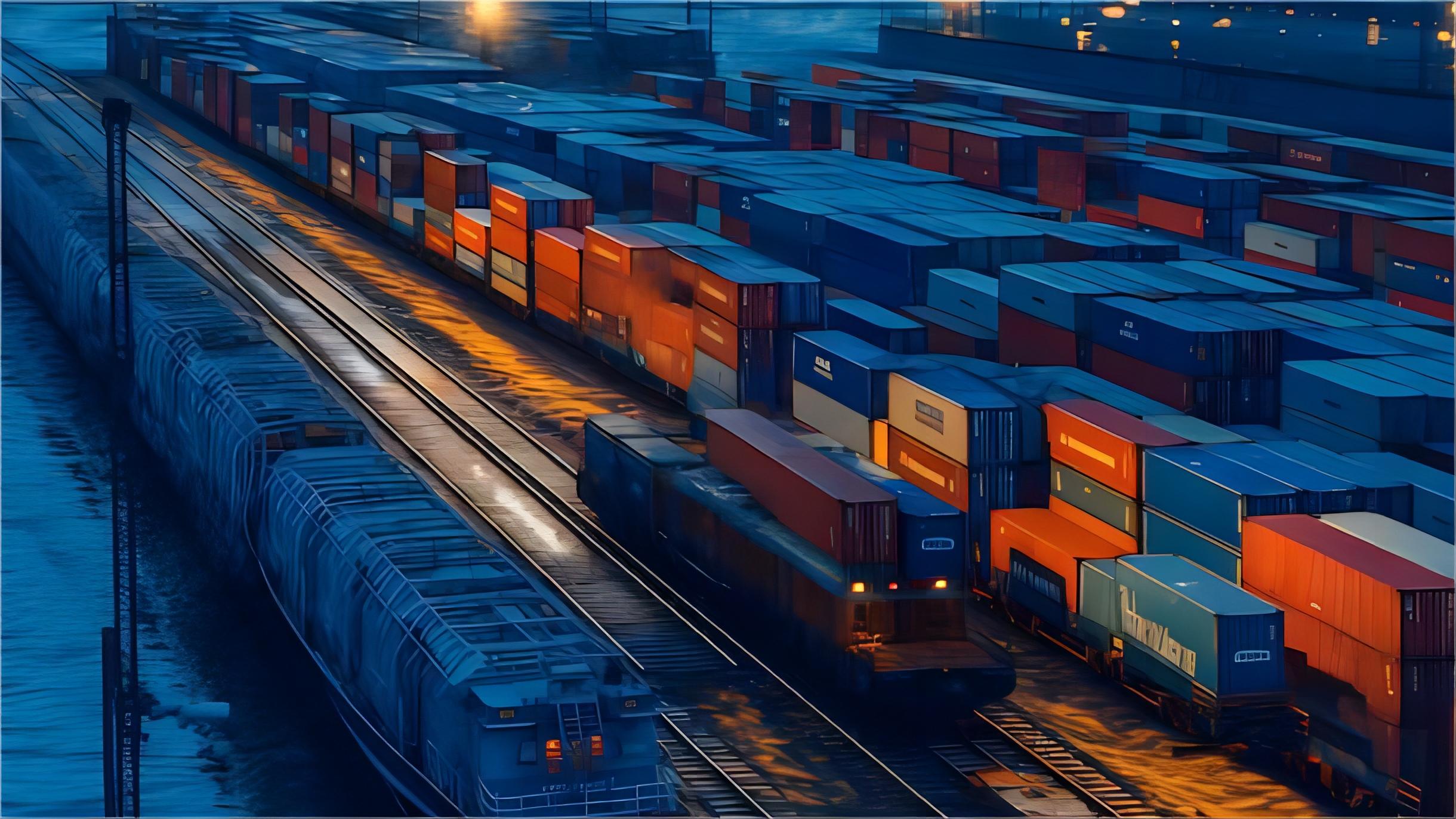 Logistics professional managing global sea freight documentation