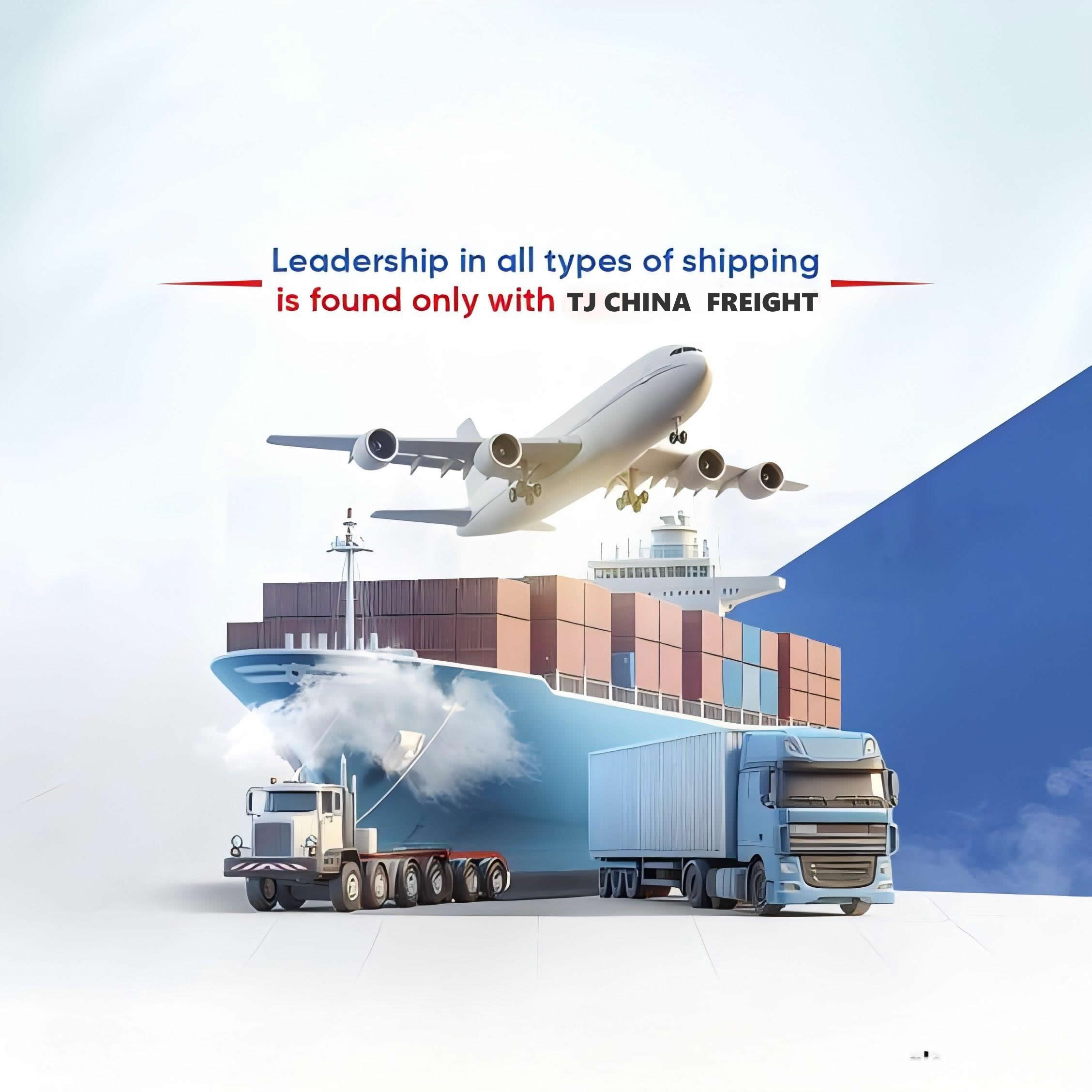 Air freight plane loading cargo for international delivery