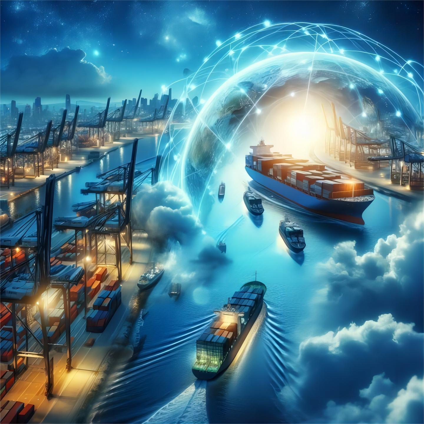 Logistics professional reviewing air freight documentation