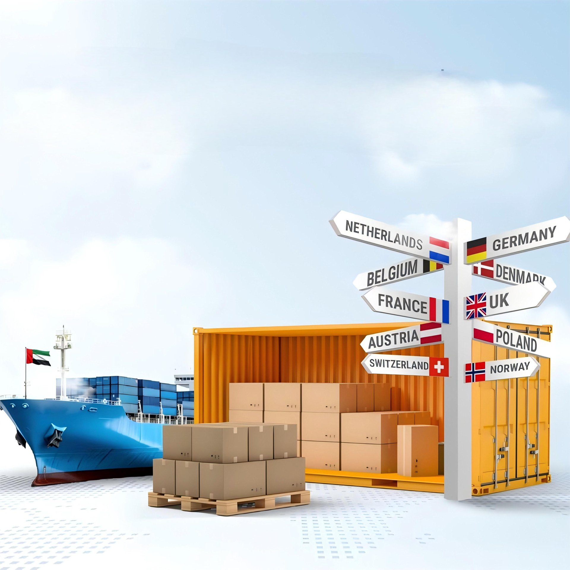 ddp shipping cargo service china door delivery global